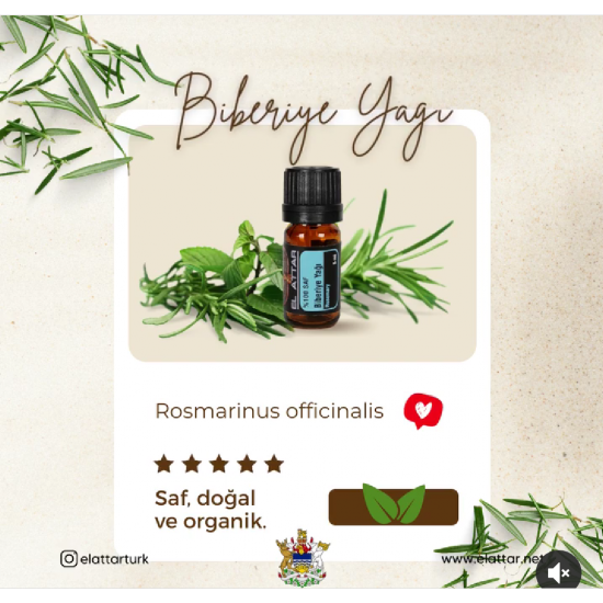 Biberiye Yağı (kuşdili) EL ATTAR PREMIUM Biberiye Yağı (kuşdili) EL ATTAR PREMIUM